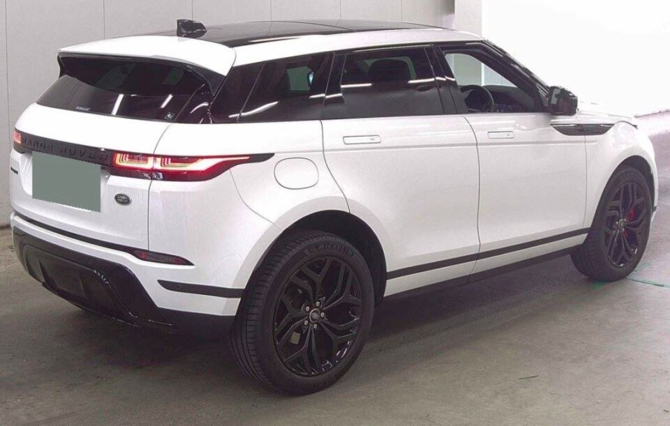 Land Rover Range Rover Evoque 2022 · Foto 2220 Land Rover Range Rover Evoque 2.0 S P200 2022 — pandangan belakang serong